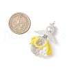 2Pcs 2 Styles Glass Seed Bead Pendants PALLOY-MZ00710-05-2