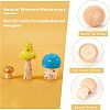  8Pcs Mushroom & Christmas Tree Schima Superba Wooden Children Toys WOOD-NB0001-75-4