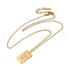 Golden 202 Stainless Steel Constellation Pendants Necklaces NJEW-K380-02G-02-2