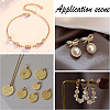 BENECREAT 30Pcs 3 Styles Brass Jump Rings KK-BC0002-21-5