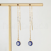 Stainless Steel Devil Eye Ear Thread SN3588-2
