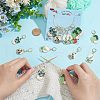 Pot Culture Alloy Enamel Pendant Stitch Markers HJEW-AB00476-3