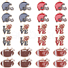 SUNNYCLUE 24Pcs 6 Style Alloy Enamel Pendants FIND-SC0009-07-1
