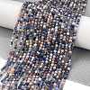 Natural Sodalite Beads Strands G-A097-A12-01-2