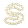 Transparent Electroplate Glass Beads Strands GLAA-G098-04L-2