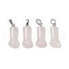 Natural Rose Quartz Pendants G-C184-03C-1