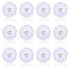Polyester & Alloy & Acrylic & Abs Flower Ornament Accessories DIY-WH0588-78B-1