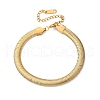 304 Stainless Steel Snake Chain Bracelets for Women BJEW-M096-03G-2