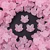 Frosted Transparent Acrylic Beads OACR-P029-18B-01-1