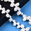 Natural Baroque Style Keshi Pearl Beads Strands PEAR-S020-R06-2