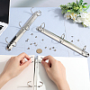 Iron Notebook 3-Ring Loose Leaf Book Binder Hinged Clamp FIND-WH20007-15A-P-3