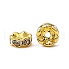 Brass Rhinestone Spacer Beads RB-A014-L5mm-01G-NF-3