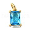 925 Sterling Silver Pave Clear Cubic Zirconia Charms STER-V001-02G-12-1
