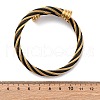 304 Stainless Steel Torque Bangles for Women BJEW-P310-24MC02-5