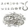 60Pcs 15 Styles Tibetan Style Alloy Pendants FIND-YW0004-82-1