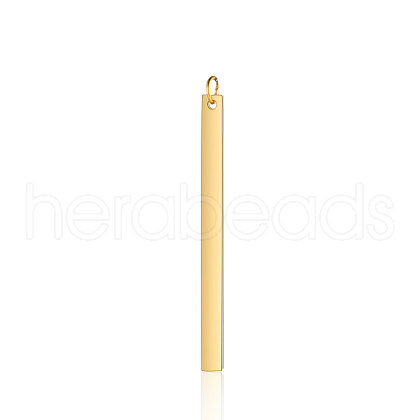 Ion Plating(IP) 304 Stainless Steel Pendants STAS-I311-07G-1