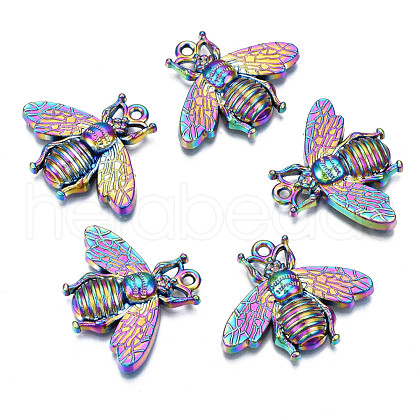 Rainbow Color Alloy Pendants PALLOY-N156-184-NR-1