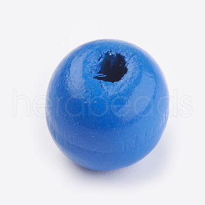 Natural Wood Beads WOOD-Q030-57E-1