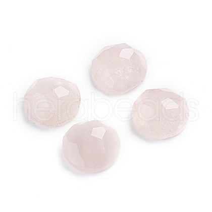 Natural Rose Quartz Cabochons G-F680-G07-1