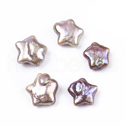 Natural Baroque Keshi Pearl Beads PEAR-N020-P21-1