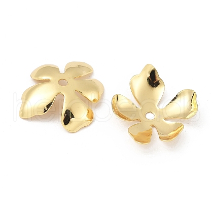 Brass Bead Caps KK-V015-25G-01-1