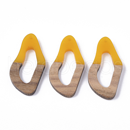 Resin & Walnut Wood Pendants RESI-S358-25H-1