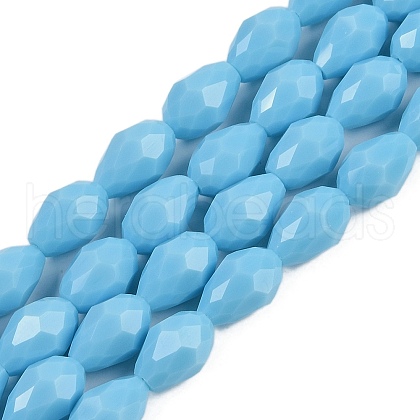Opaque Solid Color Beads Strands EGLA-N013-P8mm-D10-1