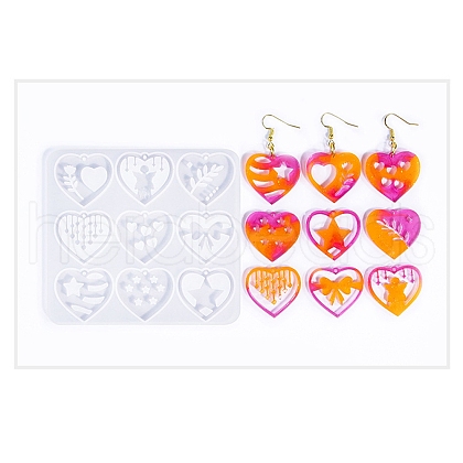 Easter DIY Pendant Molds AJEW-U023-03A-1
