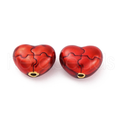 304 Stainless Steel Enamel Beads STAS-B085-11G-1