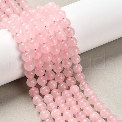 Dyed Natural White Jade Beads Strands JBR7-8mm-1