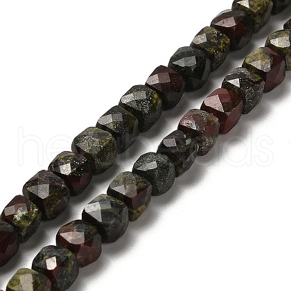 Natural Dragon Blood Beads Strands G-H078-C29-01-1