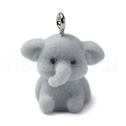 Flocky Animal Resin Pendants FIND-S001-06A-1