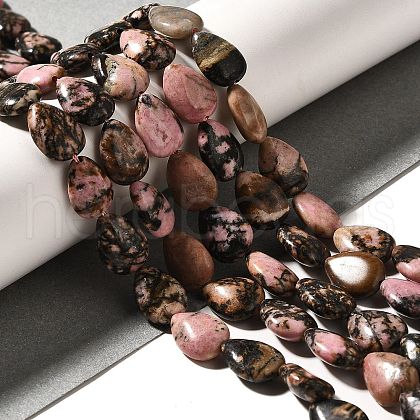 Natural Rhodonite Beads Strands G-I377-A16-1