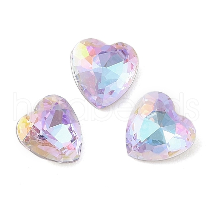Glass Rhinestone Cabochons RGLA-L029-08B-VLLA-1