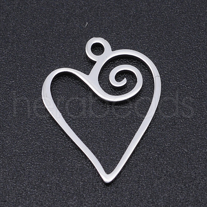 201 Stainless Steel Pendants STAS-T054-JN770-1-1