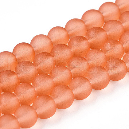 Transparent Glass Bead Strands GLAA-S031-4mm-33-1-1