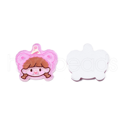 Printed Acrylic Cabochons OACR-N135-46-1
