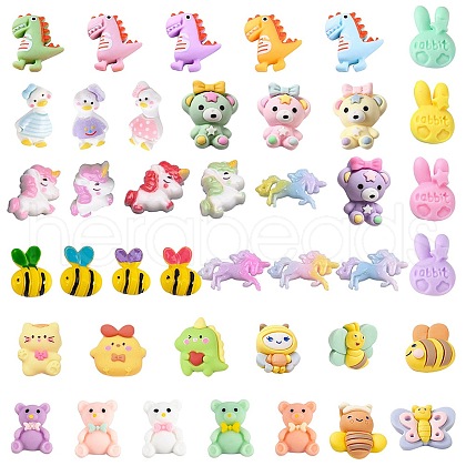 SUNNYCLUE Resin Cabochons CRES-SC0001-13-1
