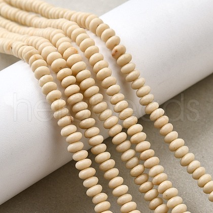 Natural Fossil Beads Strands G-S366-131-1