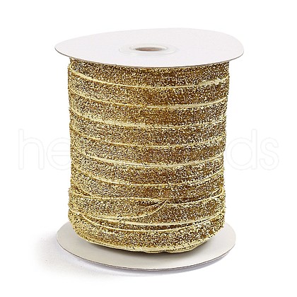 Sparkle Polyester Ribbon OCOR-WH0082-158B-03-1