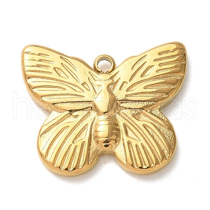 304 Stainless Steel Pendants STAS-G352-01G-03-1