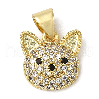 Rack Plating Brass Pendants KK-M271-09G-1