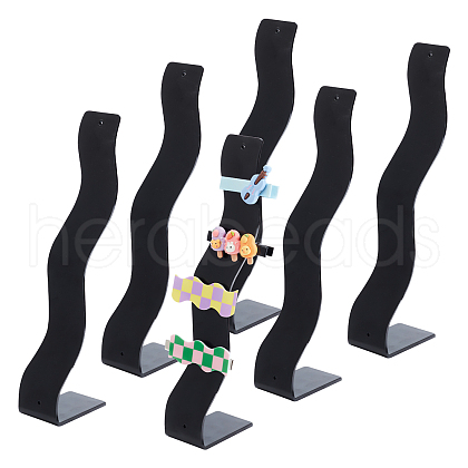 Plastic Hair Clip Displays AJEW-WH00245-25A-1