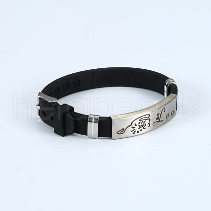 Silicone Cord Bracelets WG3CB09-04-1