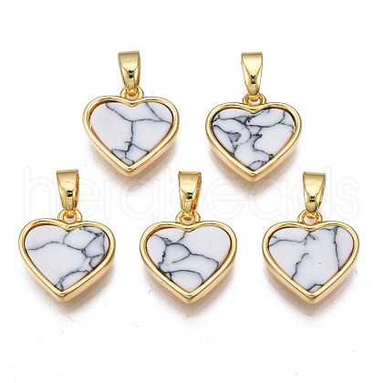 Real 18K Gold Plated Brass Pendants KK-N233-169A-01A-1