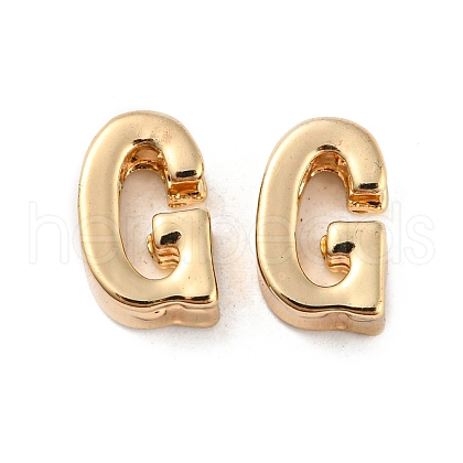 Golden Plated Alloy Beads PALLOY-CJC0001-64KCG-G-1