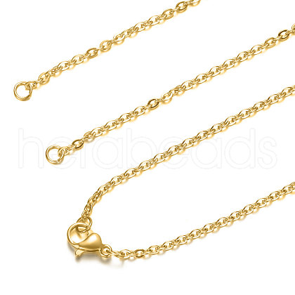304 Stainless Steel Cable Chain Necklace Making STAS-T040-PJ208-2-54-1