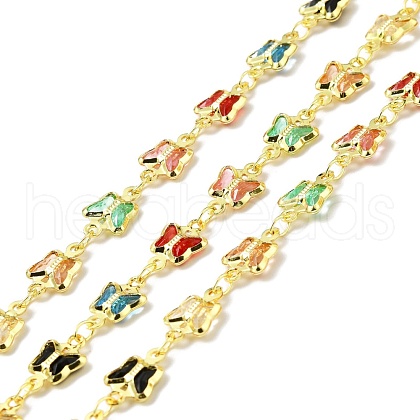 Handmade Eco-friendly Brass Butterfly Link Chain CHC-E023-11G-1