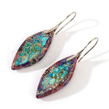 Bohemian Style Emperor Stone Dangle Earrings SL3554-1-1