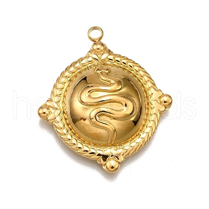 304 Stainless Steel Pendants STAS-M116-06G-1